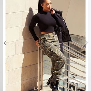 Cute camouflage cargo pants